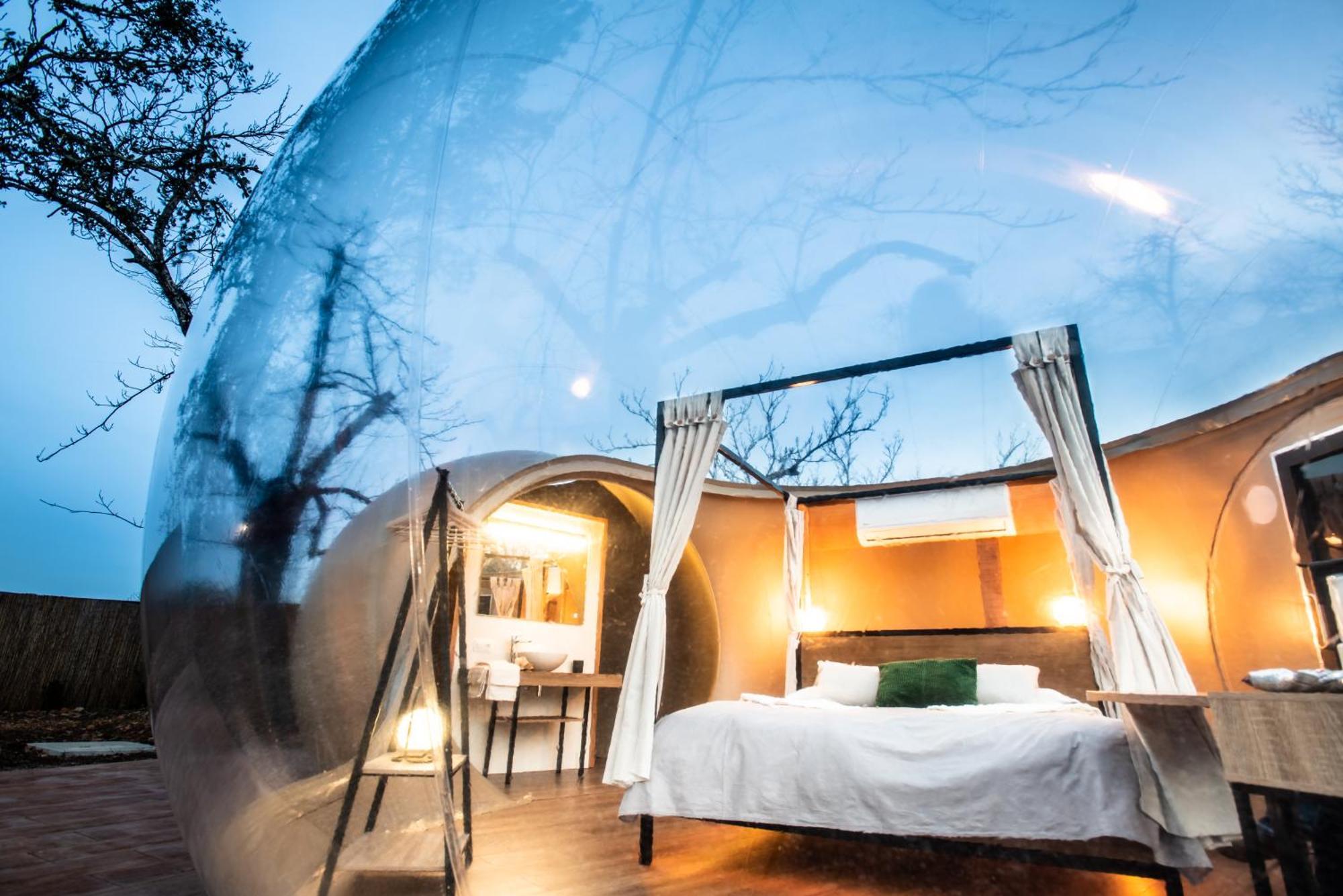 Horizonte Bubble Rooms Cortegana Exterior foto