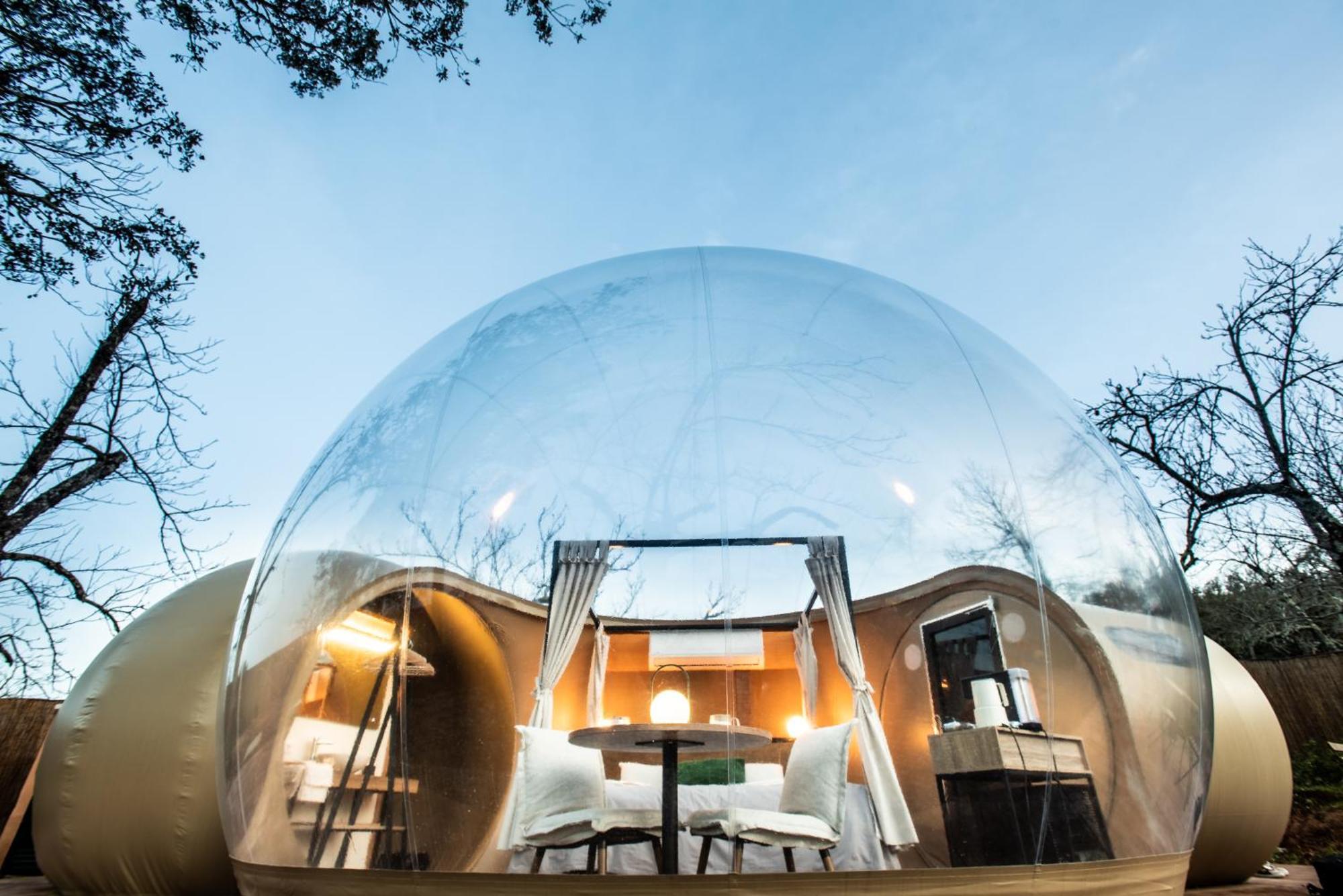 Horizonte Bubble Rooms Cortegana Exterior foto